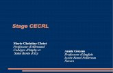 Stage CECRL - annie.gwynn.pagesperso-orange.frannie.gwynn.pagesperso-orange.fr/cecrl/CECRL_stage... · Au niveau B2, un élève peut comprendre le contenu essentiel de sujets concrets