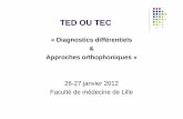 TED OU TEC - vaugiraud et Gu©roult.pdf  TED OU TEC « Diagnostics diff©rentiels & Approches orthophoniques