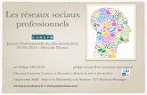 Les réseaux sociaux professionnels - Canopé Bordeauxcrdp.ac-bordeaux.fr/data/uploads/file/rseauxsociauxprofessionels... · Les réseaux sociaux professionnels !! Journée Professionnelle