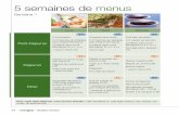 5 semaines de menus - static.fnac-static.com · 1 bavarois à l'abricot et son coulis p22 Spaghettis Montignac (100-150g poids sec) ... Darne de saumon en papillotes à la menthe