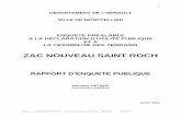 ZAC NOUVEAU SAINT ROCH - clerondegambe.fr · Tome 1 – Enquête préalable à la DUP- ZAC Nouveau quartier Saint Roch - Montpellier ... – opération suivi par la préfecture -