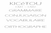 CM1 CM2 GRAMMAIRE CONJUGAISON ... - …blogs.etab.ac-caen.fr/CM2-DEMOUVILLE-M.BOURIEL/public/kicetou/... · Tous les types de phrases peuvent être à la forme affirmative ou à la