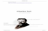 Charles fort - Projet 22 · développés par la série : parmi ceux- ci, il n'en est pas un qui ne soit directement issu des livres de Charles Fort ... Charles fort C'est pourquoi