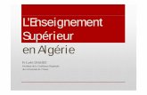 LL Enseignement ’Enseignement Supérieur en Algérie Reformes de l’Enseignement Supérieur 2/5 9Réforme LMD - Phase de lancement 2004-2008 • Adoption de l’architecture LMD