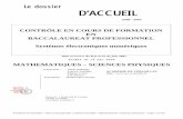 Le dossier D’ACCUEIL - phgeorges.free.frphgeorges.free.fr/docs/sc_tbam/res/CCF-bacpro-SEN_versailles.pdf · Mise en œuvre du B.O N°22 du juin 2005. ... Le contrôle en cours de