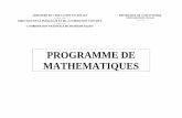 Programme de mathématiques: programme de seconde A · Il est à noter que, durant le cours, les ... 22 23 Révisions 24 25 12 heures . ... Produit scalaire.