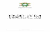 PROJET DE LOI - gouv.ci · republique de cote d’ivoire union - discipline - travail 12 octobre 2016 projet de loi portant constitution de la rÉpublique de cÔte d’ivoire