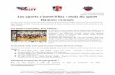 Les sports s’emm’Elles : mois du sport féminin rennaissport-bretagne.fr/.../03/20160223_CP_MoisSportFeminin_Avenir-REC-S… · implication dans la ville que par les disciplines