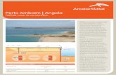 Porto Amboim | Angola - ArcelorMittalsheetpiling.arcelormittal.com/uploads/files/AMCRPS_Paenal_Angola... · perpendiculaire au quai est de 30 m. Un couronnement en béton armé constitue