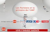 Les Parisiens et la - BVA Group · Si la participation aux primaires de l’UMP à Paris semble aujourd’hui s’annoncer très faible, cela tient sans doute d’abord au très ...