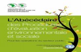 L’abécédaire des Procédures d’évaluation … · aspects environnementaux et sociaux des politiques de la BaD. 2 L’Abécédaire des Procédures d’évaluation environnementale