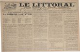 LE LITTORA - archivesjournaux.ville-cannes.frarchivesjournaux.ville-cannes.fr/dossiers/littoral/1910/Jx5... · Au fond, qu'est-ce donc qu'un aéro- ... viateur ne semble pas pressé