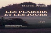 LE PLAISIR ET LES JOURS - ebooks-bnr.com · Marcel Proust LES PLAISIRS ET LES JOURS 1896 édité par les Bourlapapey, bibliothèque numérique romande