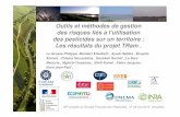 Outils et méthodes de gestion des risques liés à l ... · versant de la Merja Zerga au Maroc: Pression phytosanitaire IFT (carte gauche) et IRSA (carte droite).