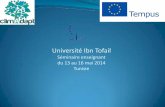 Séminaire enseignant du 13 au 16 mai 2014 Tunisie · 2015-04-28 · traitant les aspects scientifiques, ... I- Les concepts fondamentaux des sciences de l’environnement ... II-