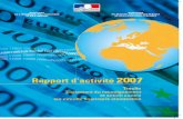 Rapport d’activité Tracﬁ n 2007 - Le portail des ... · Rapport d’activité Tracﬁ n 2007 1 ... Il assure la cohérence de l’action des composantes des ministères de Bercy
