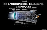 Leçon 2 DE L ’ORIGINE DES ELEMENTS - sfa.univ …sfa.univ-poitiers.fr/geosciences/wp-content/uploads/sites/7/2014/... · Le Big Bang n est pas de la matière et du rayonnement