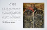 Moïse - paroissedufrancois.frparoissedufrancois.fr/wp-content/uploads/2017/03/Moïse.pdf · ainsi que celles d'Israël et de ses voisins, les livres de l'Exode, du Lévitique, des