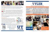EU 2018-19 - uttyler.edu · IELI offre des programmes de formation de haute qualité en Anglais pour le élèves internationaux, le universitaires, les professeurs, et les ... TOEFL