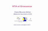 HTA et Grossesse - SFHTA » Société Française d ... · • Facteur de risque de bradycardie foetale et de score ... hypertendue chronique pour arrêter les traitements tératogènes
