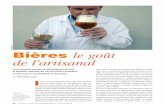 Marie Monteiro Bières le goût de l’artisanalscience-infuse.univ-lr.fr/.../Bières_le_goût_de_lartisanal.pdf · jusqu’à 3 500 brasseries en France. ... produite dans son terroir.»