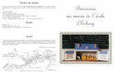 Visites du musée Bienvenue au musée de l’écoleperso.calixo.net/~coudavid/pdf/museeecole.pdf · Groupe (à partir de 10 personnes) : 1 € par personn e ... Créé en 1985, le