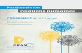 Passionnés des relations humaines - cramformation.com · peute qualifié et un véritable spécialiste des relations humaines et de la relation ... tionnel, repose-t-il sur un équilibre