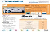 AquaVac 500 NETTOYEUR ELECTRIQUE - …robotpiscine.hayward.fr/pdf/aquavac-500-FREN.pdf · Bloc moteur 24 V Surface de ... Le panneau filtrant est facile à enlever, facile à nettoyer
