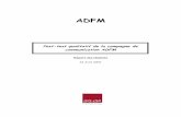 Rapport PostTest ADFM - Boormerang - LMS-CSA - 23 … Evaluation 2007.pdf · L’ADFM a lancé une campagne de sensibilisation télévisée dont la finalité est ... La sensibilisation