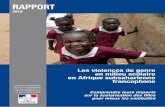 rapport - France Diplomatie - MEAE · urgent de procéder à une collecte de données fiables au niveau national dans chaque pays d’Afrique. ... 2004, le rapport de l’UNICEF sur