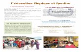 L’éducation Physique et Sportive - afb.31.free.frafb.31.free.fr/mutations/brochure_2.pdf · pour faire avancer la recherche. ... départementaux et 9ème aux champion-nats Académie)