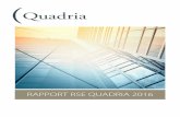 Rapport RSE Quadria 2016 · En avril 2014 Quadria a filialisé ses activités Solutions d’Impression, donnant naissance à Capea, qui réalise aujourd’hui un chiffre d’af- ...