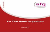 La TVA dans la gestion - pcisas.com · La TVA dans la gestion Juin 2017 sommaire 1. Rappel des règles de territorialité 1 2. Les commissions perçues dans le cadre de l’activité