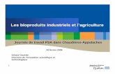 Journée de travail PSA dans Chaudières-Appalachestaca.qc.ca/wp-content/uploads/2013/06/bioproduits_industriels... · de plantes contenant du saccharose (ex ... orge, blé, pomme