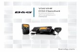 V50 VHF H50 Handset - bandg.eu · 2 Installation de la radio VHF 2.1 Consignes de positionnement Veuillez vérifier les points suivants avant de découper ou de percer. Quelle que