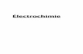 Électrochimie - dunod.com · 16.3 Synthèse de composés non métalliques 313. ... QCM 363. Réponses 364. FichesTP 367. 1 Discriminations des courants faradique et capacitif par