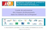 Guide de prévention des risques professionnels dans … 2012... · 2007-2010 en Ile de France (N = 1503) Source : Base Hyppocamp ... • Médecin inspecteur • Médecins du travail