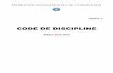 CODE DE of Discipline...  CODE DE DISCIPLINE 2017 3 2018_CODE DE DISCIPLINE_F_WITH