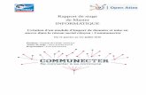 Rapport de stage de Master INFORMATIQUE - …lim.univ-reunion.fr/staff/fred/M2info/15-16/Stages/Rapports/... · Module d’importation de données ... Dans ce rapport de stage, ...