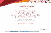 LIVRET DES PARCOURS DE FORMATIONS … · SOMMAIRE Contrat de Professionnalisation Contrat de P rofessionnalisation CIMA Conducteur de lignes en Bio -Industries..... 6