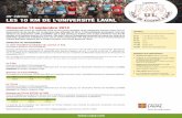 45e édition LES 10 KM DE L’UNIVERSITÉ LAVAL · L’événement des 10 km de l’Université Laval est une course populaire où les participants peuvent courir sous un ... Gratuit