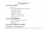 Chapitre 7 - wiki.epfl.ch 07... · PDF file- Transistors bipolaires - Transistors à effet de champ - Dispositifs quantiques ... TRANSISTOR UNIPOLAIRE 6. ... semiconducteur de type