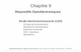 Chapitre 9 - wiki.epfl.ch 09 diodes... · PDF file- Quels Matériaux pour quel type d’applications 2. Propriétés électroniques des semiconducteurs ... - Transistors bipolaires