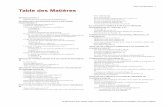 T DES M Table des Matières - simulium.bio.uottawa.casimulium.bio.uottawa.ca/bio4518/Documents\Applied Biostatistics... · Facteurs de correction pour le test de khi-carré et de