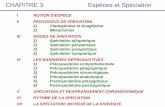 CHAPITRE 3 Espèces et Spéciation - mmbiol.weebly.commmbiol.weebly.com/uploads/7/4/9/5/7495770/speciation_document.pdf · Les chromosomes ne se séparent pas normalement lors de