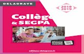 2018 2019 Collège - editions-delagrave.fr · code à flasher ou un lien URL à saisir avec un smartphone, une tablette ou un ordinateur. Pour vos élèves ... possible sur clé USB).