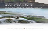 Revue systématique des modèles de echeR Rche …€¦ · La recherche dans les communautés autochtones 6 Les ... Les points de vue autochtones et occidentaux sur la recherche 9