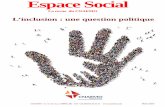 Espace Social, La revue du CNAEMO . Titre de l’article ... · A l’inverse, s’agit-il d’une opportunité de porter un regard large sur la famille et sur son environnement ...