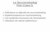 Définitions et objectifs du neuromarketing ...olisweat.free.fr/fichiers/cours5internet.pdf · Définition et objectifs du « neuromarketing » • Le marketing: →Le but du marketing