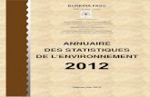 ANNUAIRE DES STATISTIQUES DE … Faso... · et du Projet d’appui au secteur forestier (PASF) ... Audit environnemental ... Direction générale de la préservation de l'environnement